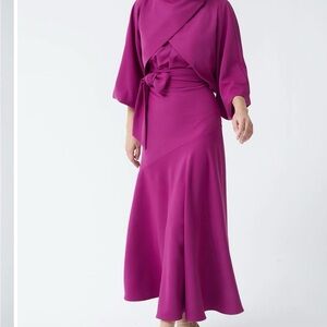 Elegant Magenta Dress- Coosy